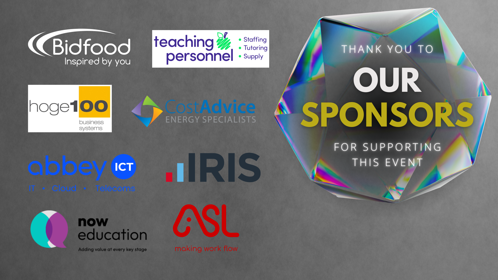 Award sponsors 2 Award sponsors 2