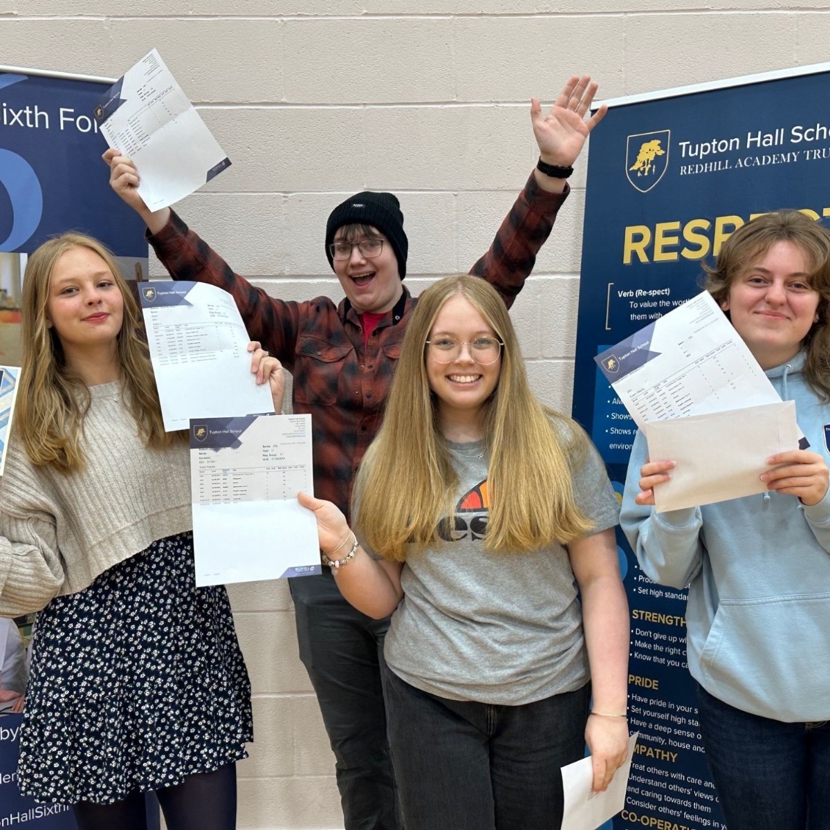 Redhill Academy Trust - Smiles for miles as students collect GCSE results